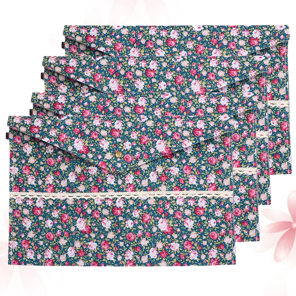 4pcs A4 Size Felt File Document Folder Plush Floral Document Storage Organizer for Office Business Home (Blue)
4pcs A4 Size Felt File Document Folder Plush Floral Document Storage Organizer for Office Business Home (Blue)