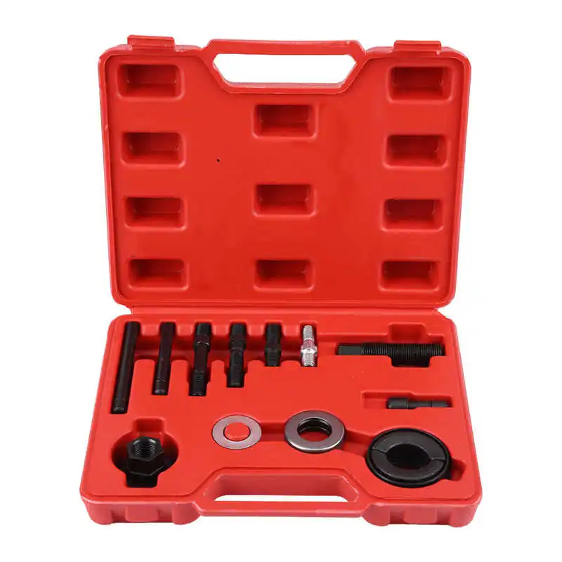 13 pcs Car Power Steering Alternator Pump Pulley Puller Remover Disassembly Installer Tool Puller Remover Tool
13 pcs Car Power Steering Alternator Pump Pulley Puller Remover Disassembly Installer Tool Puller Remover Tool