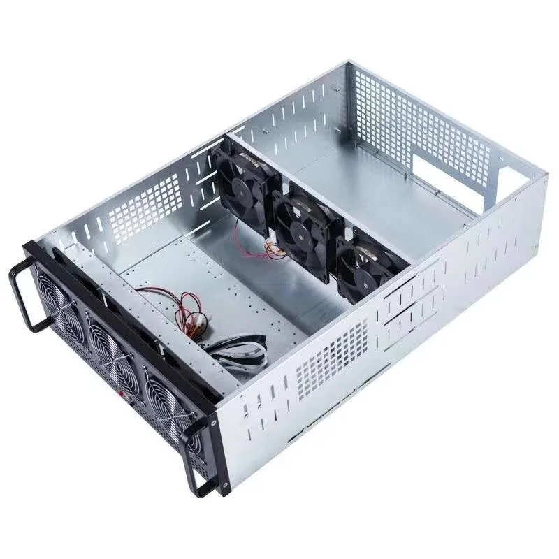 

6-Card 8-Card Dedicated Chassis 4U Multi-graphics Chassis GPU Chassis Server Chassis Air-cooled Heat Dissipation Mining Frame