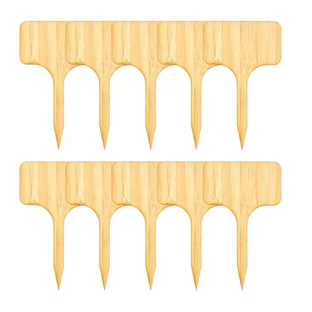 10PCS Wooden T-Type Bamboo Plant Labels Eco-Friendly Wooden Plant Sign Tags Garden Markers For Seed Potted Herbs Flowers Tools
10PCS Wooden T-Type Bamboo Plant Labels Eco-Friendly Wooden Plant Sign Tags Garden Markers For Seed Potted Herbs Flowers Tools