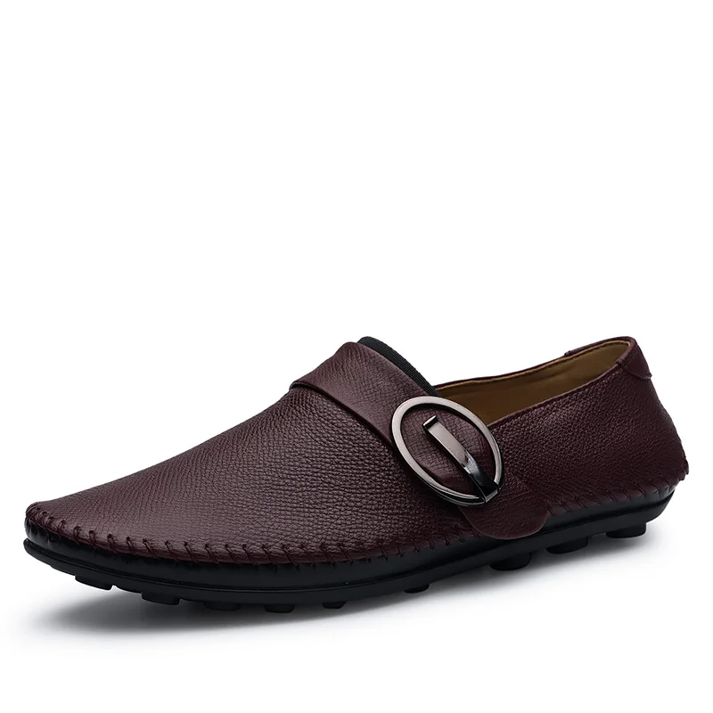 New Business Men's Genuine Leather Shoes Size 37-44 Luxury Loafers Men Soft Anti-slip Rubber Flat Shoes Man Casual Driving Shoes
New Business Men's Genuine Leather Shoes Size 37-44 Luxury Loafers Men Soft Anti-slip Rubber Flat Shoes Man Casual Driving Shoes