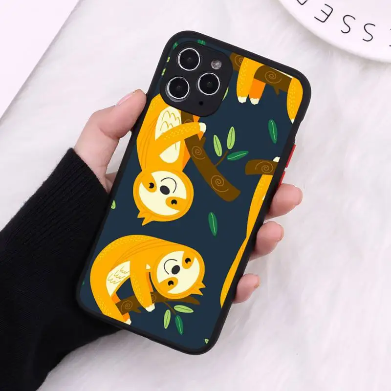 animal cute cartoon sloth Phone Case Matte Transparent For iPhone 12 Mini 11 Pro XR XS Max 7 8 Plus
animal cute cartoon sloth Phone Case Matte Transparent For iPhone 12 Mini 11 Pro XR XS Max 7 8 Plus
