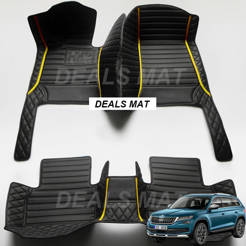 Роскошные кожаные 3D интерьерные детали под заказ автомобильный коврик с карманами напольный коврик коврики для Skoda Kodiaq 2017 2018 2019 аксессуары
Роскошные кожаные 3D интерьерные детали под заказ автомобильный коврик с карманами напольный коврик коврики для Skoda Kodiaq 2017 2018 2019 аксессуары