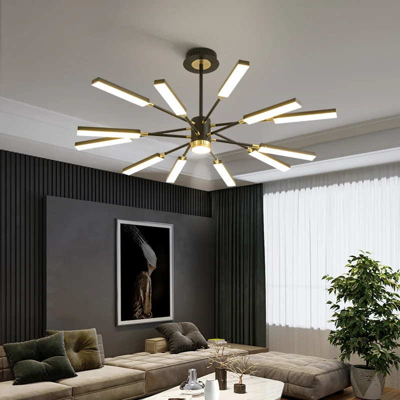 Modern LED chandelier lighting for Living room luxury personality creative bedroom chandelier post modern designer lamp
Modern LED chandelier lighting for Living room luxury personality creative bedroom chandelier post modern designer lamp