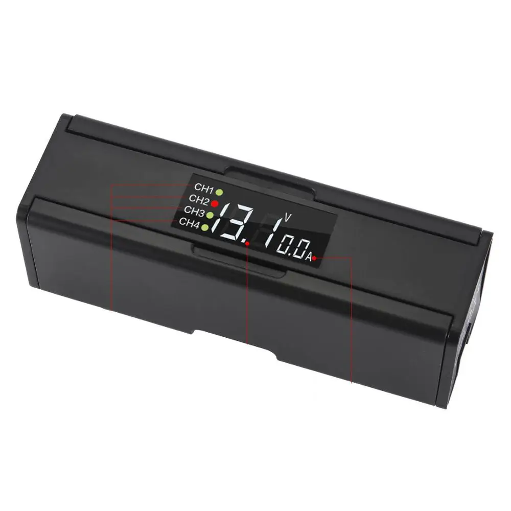 4 in 1 Battery Charging Hub For DJI Mavic Air Drone Portable Smart Charger Parallel Charging With digital display screen 
4 in 1 Battery Charging Hub For DJI Mavic Air Drone Portable Smart Charger Parallel Charging With digital display screen