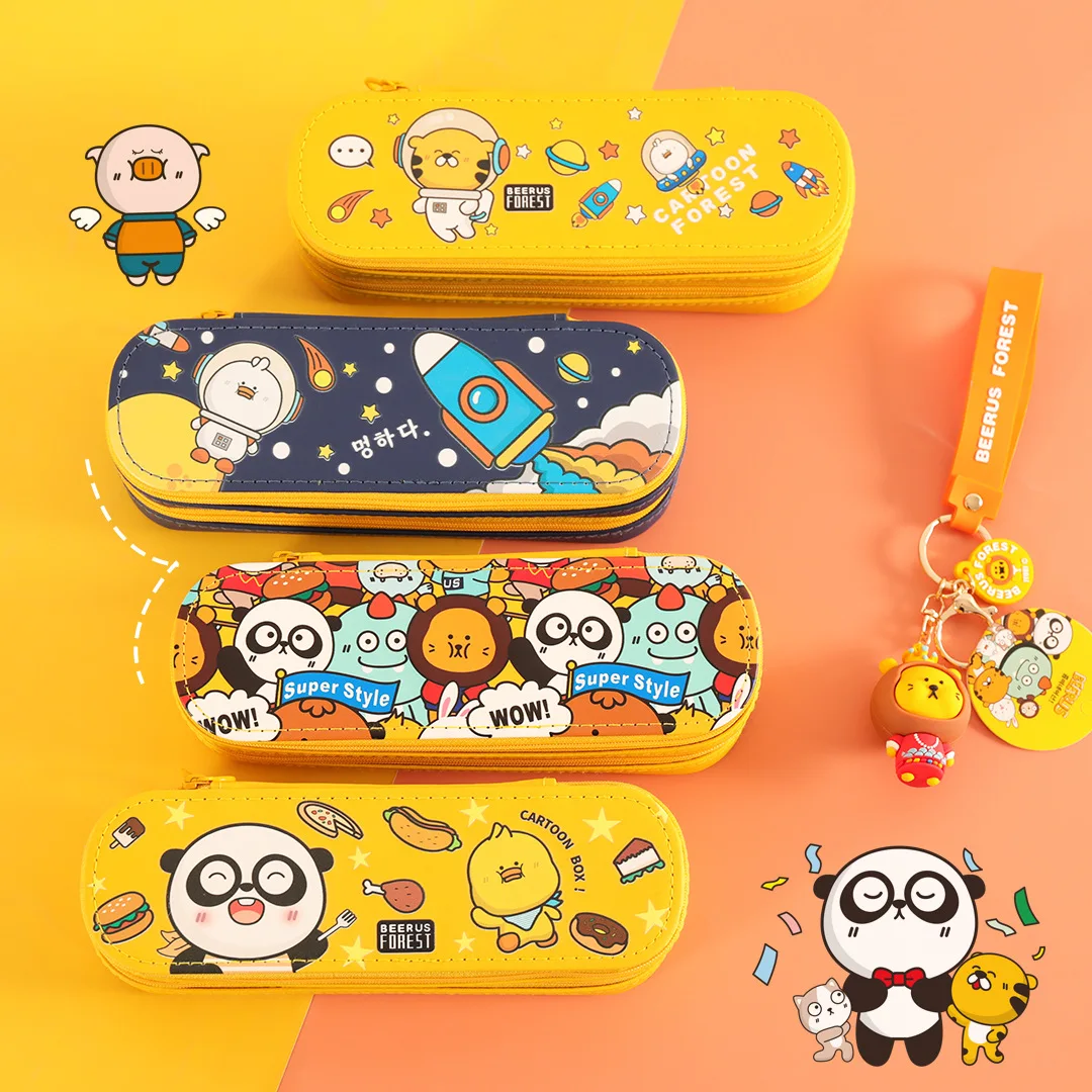 3 Pieces Kawaii Cartoon Animals Pencil Case Bag School Stationary Receive Tools Makeup Pouch Cosmetics Case
3 Pieces Kawaii Cartoon Animals Pencil Case Bag School Stationary Receive Tools Makeup Pouch Cosmetics Case