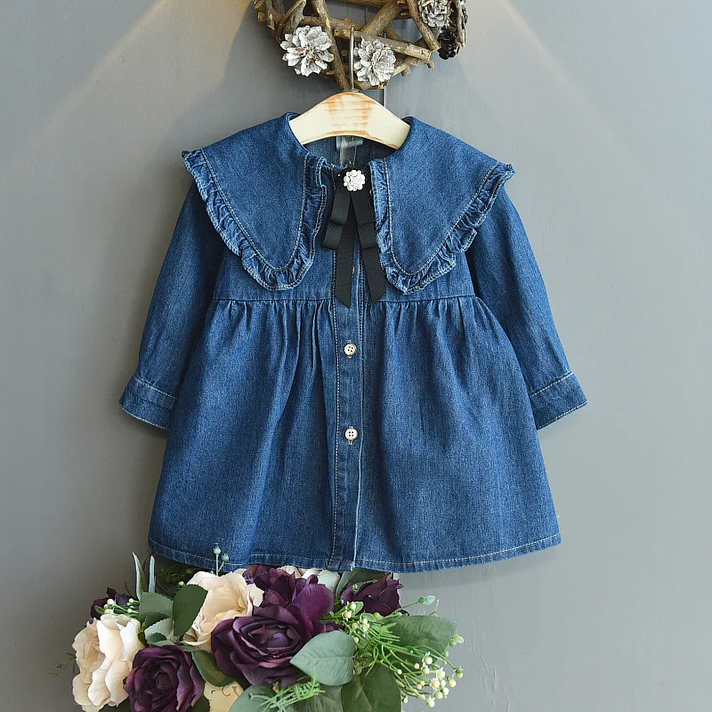 2021 Girl Dress Autumn Girls Dress Princess Dress Children Clothes Baby Girls Vestidos Long Sleeve Birthday Evening Denim
2021 Girl Dress Autumn Girls Dress Princess Dress Children Clothes Baby Girls Vestidos Long Sleeve Birthday Evening Denim