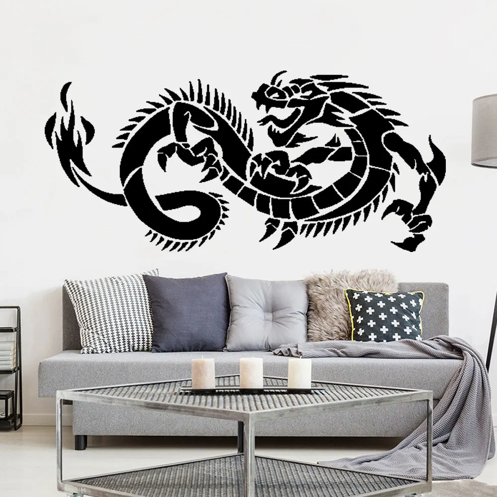 Sticker decal vinyl car bike laptop bumper chinese dragon decal mythical animal living bedroom mural DW21297 
Sticker decal vinyl car bike laptop bumper chinese dragon decal mythical animal living bedroom mural DW21297