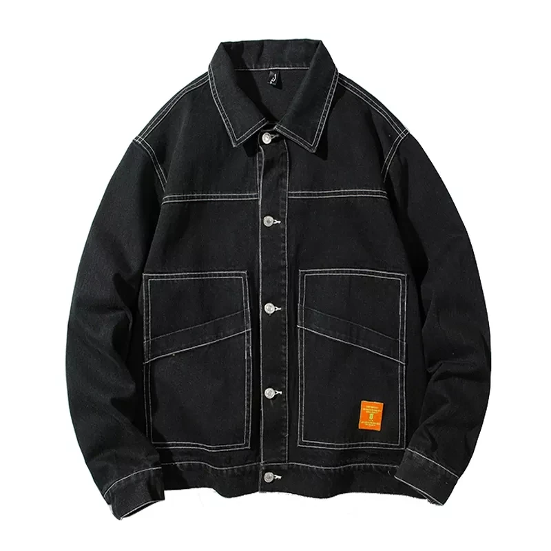Streetwear Men Denim Jackets Cargo Fashion Outwear Male Plus Size Overcoats Long Sleeve Jeans Coats Cotton Soft big pockets
Streetwear Men Denim Jackets Cargo Fashion Outwear Male Plus Size Overcoats Long Sleeve Jeans Coats Cotton Soft big pockets