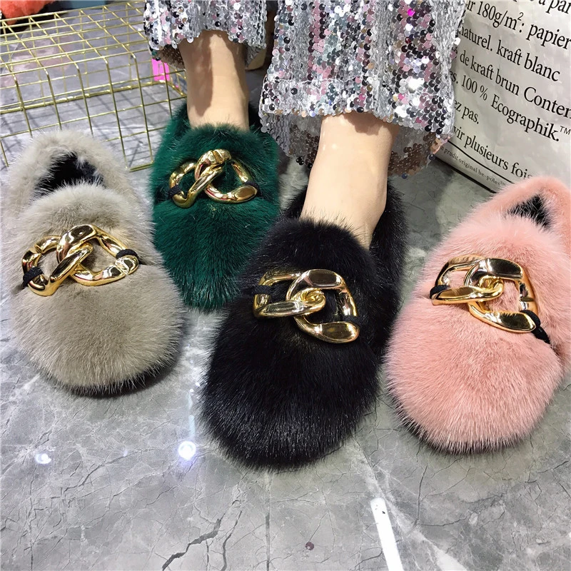 Women's Fur Flat Shoes Cute Winter Warm Furry Mink Fur Flat Shoes Women Casual Shoes
Women's Fur Flat Shoes Cute Winter Warm Furry Mink Fur Flat Shoes Women Casual Shoes
