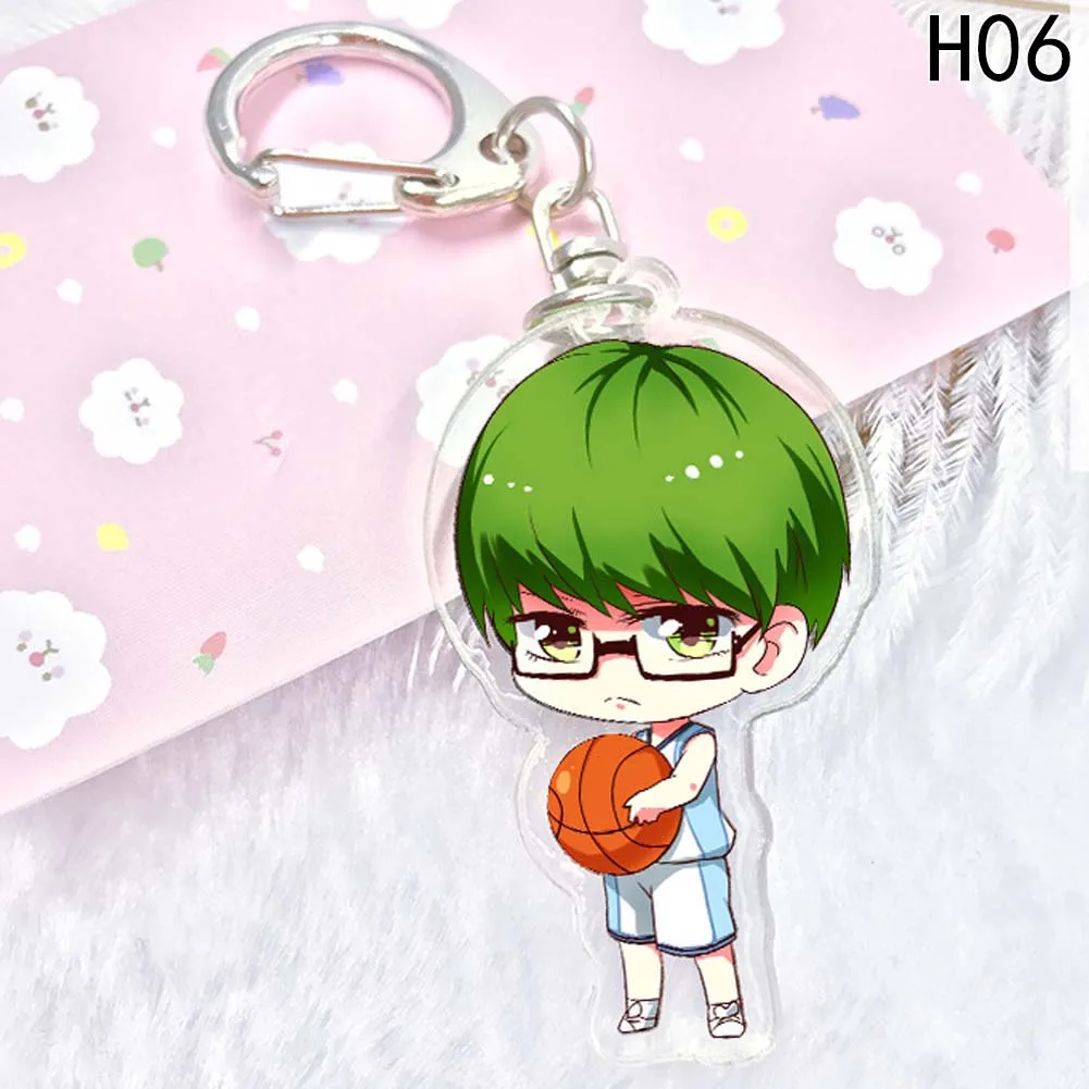 New Kuroko No Basket Acrylic Keychain Pendant Car Key Accessories Cute Japanese Cartoon Kuroko's Basketball
New Kuroko No Basket Acrylic Keychain Pendant Car Key Accessories Cute Japanese Cartoon Kuroko's Basketball