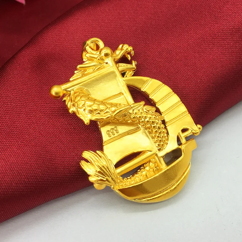 HOYON Gold plated 24k necklace Pendant For Men Women Fine Jewelry Dragon Head Boat Design Chain Neck Collar Yellow Gold Bijoux
HOYON Gold plated 24k necklace Pendant For Men Women Fine Jewelry Dragon Head Boat Design Chain Neck Collar Yellow Gold Bijoux