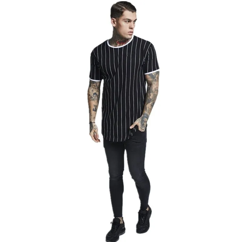 2021 New Men's T-Shirt Summer Short-Sleeved Slim Striped Bottoming Shirt Trendy Comfortable Round Neck Top Male M-2XL
2021 New Men's T-Shirt Summer Short-Sleeved Slim Striped Bottoming Shirt Trendy Comfortable Round Neck Top Male M-2XL