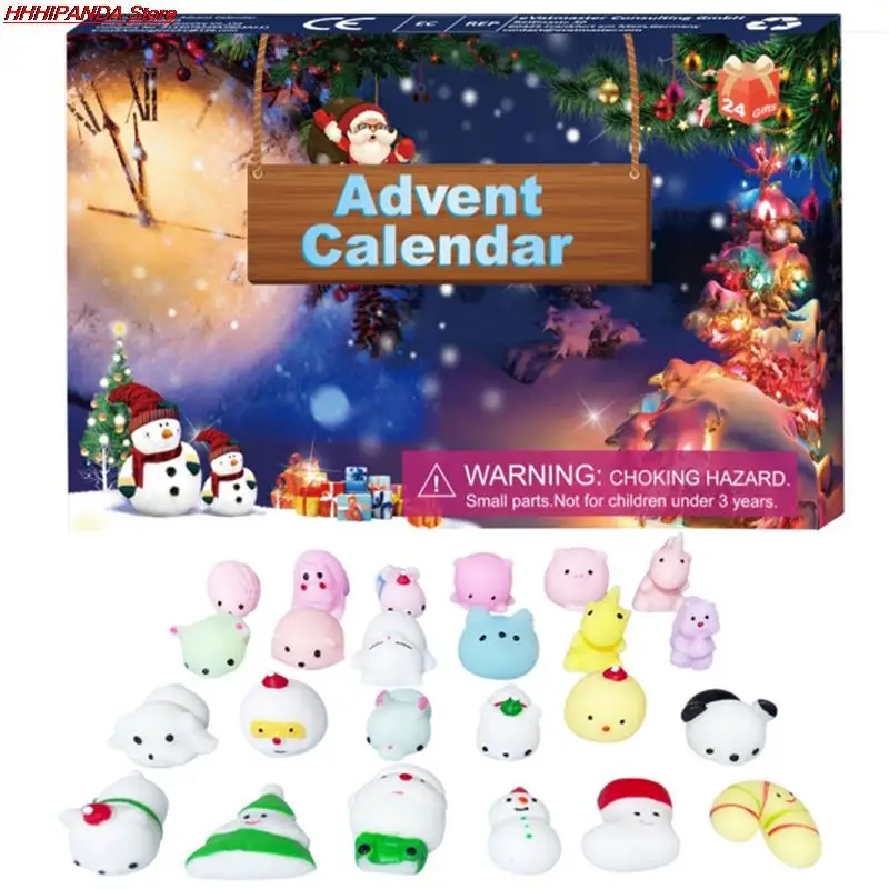 Christmas Countdown Advent Calendar 24 Days Novelty Toys Set Gift Boxes Squeeze Animal Pendant Toy
Christmas Countdown Advent Calendar 24 Days Novelty Toys Set Gift Boxes Squeeze Animal Pendant Toy