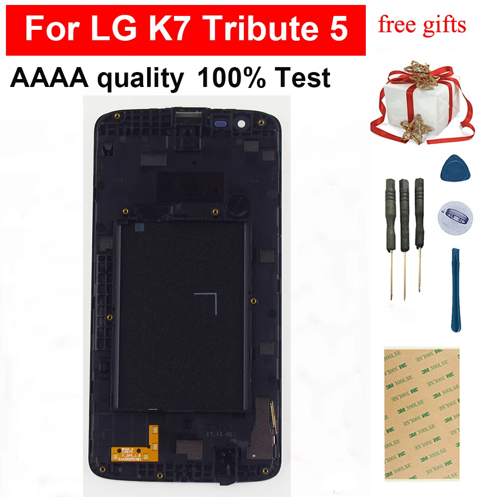 Для LG K7 Tribute 5 LS675 MS330 K330 ЖК дисплей кодирующий преобразователь сенсорного экрана в
