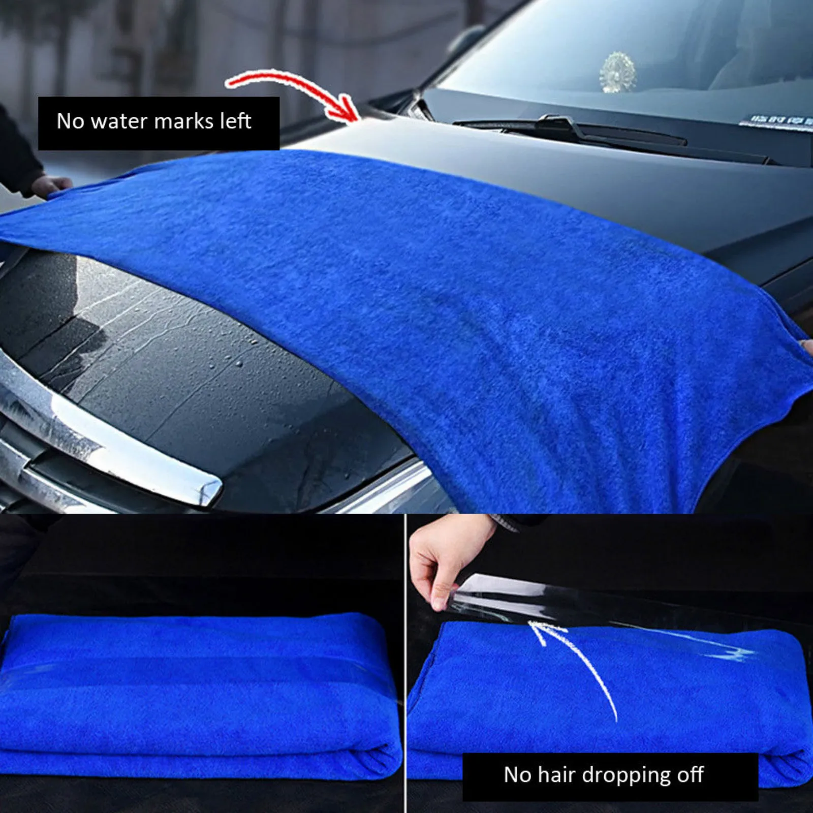 160x60cm Car Wash Microfiber Towel Cleaning Drying Car Polishing Cloth Soft Edgeless Car Detailing Waxing Towel
160x60cm Car Wash Microfiber Towel Cleaning Drying Car Polishing Cloth Soft Edgeless Car Detailing Waxing Towel