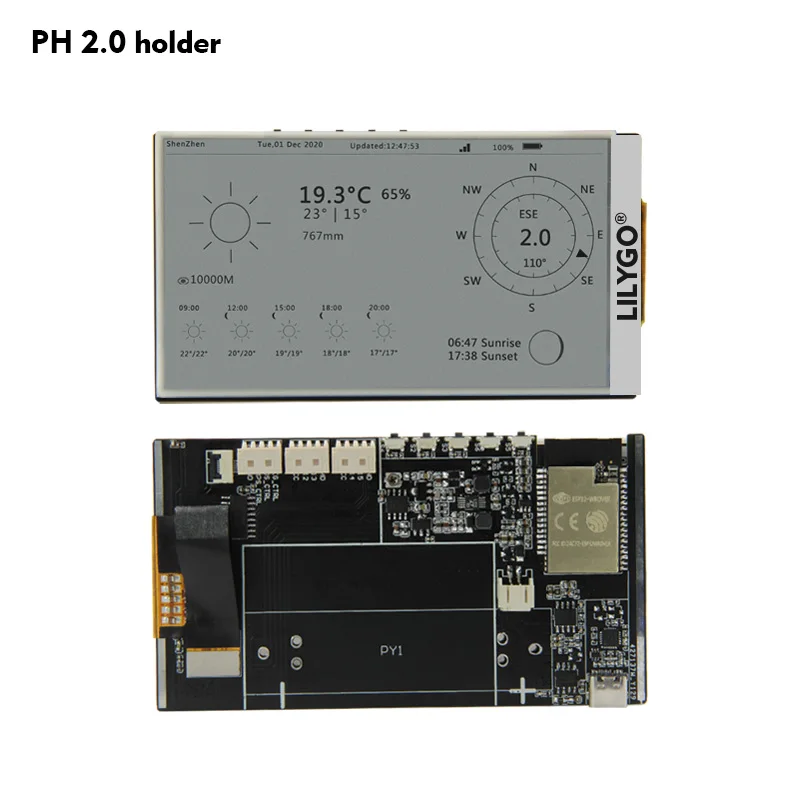 Электронная бумага LILYGO T5-4.7 дюйма ESP32 V3 версия 16 Мб флэш-памяти 8 PSRAM Wi-Fi/Bluetooth для