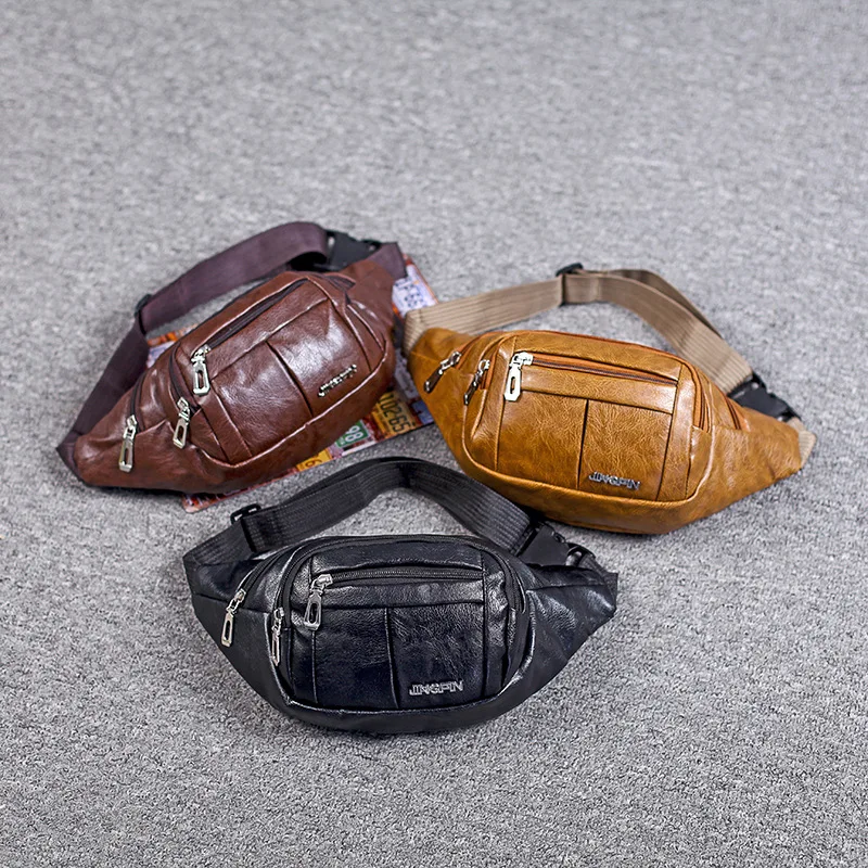 New Men's Outdoor Sports Waterproof Messenger Waist Bag Lightweight Travel PU Mobile Phone Bag Leisure Large-capacity Bag
New Men's Outdoor Sports Waterproof Messenger Waist Bag Lightweight Travel PU Mobile Phone Bag Leisure Large-capacity Bag