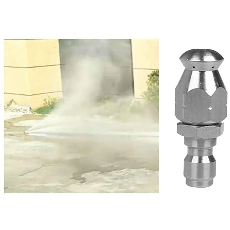 1/4 INCH Drain Nozzle Pressure Washer Sewer Pipe Cleaning Jetter Hose Tool,Drain Jetter Hose Nozzle
1/4 INCH Drain Nozzle Pressure Washer Sewer Pipe Cleaning Jetter Hose Tool,Drain Jetter Hose Nozzle