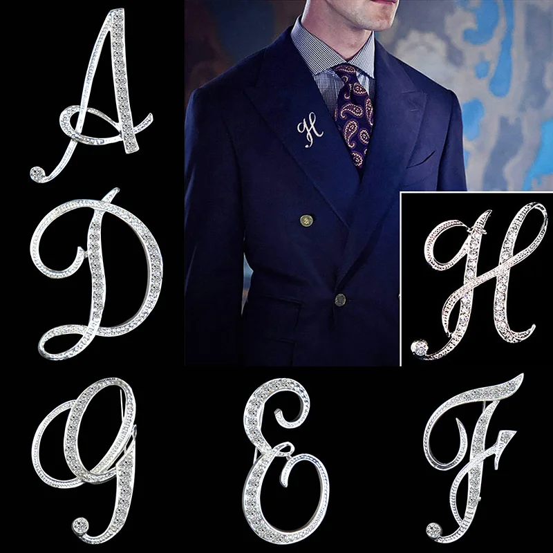 Personalized Diamond Encrusted 26 Alphabetic Brooch Versatile Metal Diamond Encrusted Brooch Male And Female Brooch Collar Pin
Personalized Diamond Encrusted 26 Alphabetic Brooch Versatile Metal Diamond Encrusted Brooch Male And Female Brooch Collar Pin