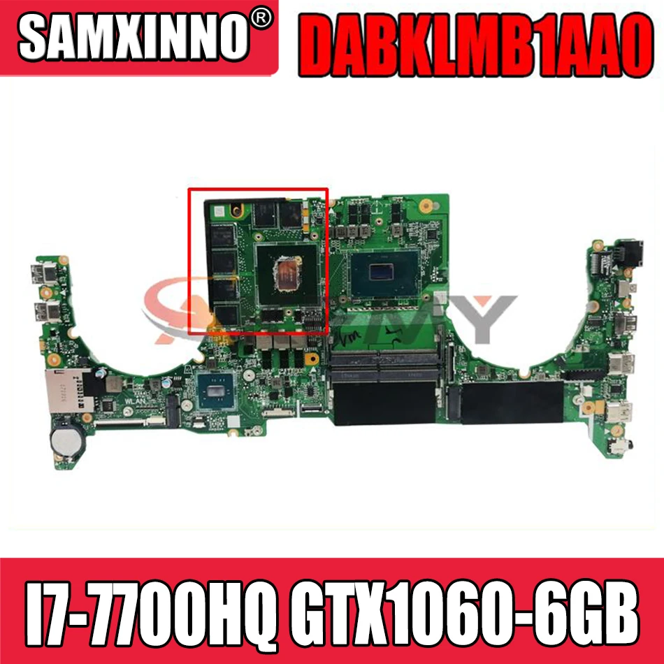 Материнская плата AKEMY DABKLMB1AA0 для ноутбука ASUS ROG GL503VM, оригинальная материнская плата
Материнская плата AKEMY DABKLMB1AA0 для ноутбука ASUS ROG GL503VM, оригинальная материнская плата