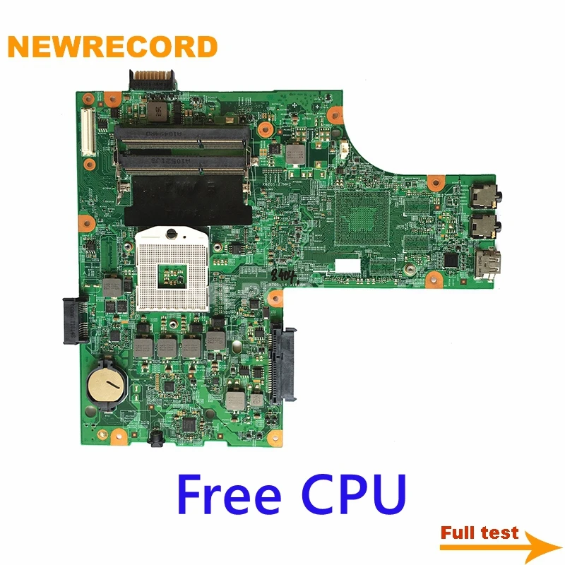 NEWRECORD CN 0Y6Y56 48.4HH01.011 для Dell Inspiron N5010 Материнская плата ноутбука HM57 DDR3 Бесплатная