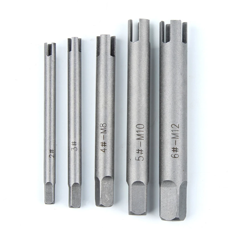 5PCS/Set Broken Tap Extractor Removal Tool Kits Screw Extractor HSS 6542 2019 new
5PCS/Set Broken Tap Extractor Removal Tool Kits Screw Extractor HSS 6542 2019 new