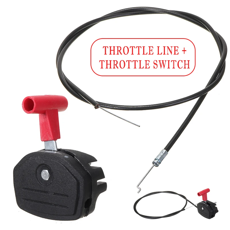 Lawnmowers Throttle Cable Switch Lever Control Handle Kit Garden Lawn Mower Switch for Garden Tools
Lawnmowers Throttle Cable Switch Lever Control Handle Kit Garden Lawn Mower Switch for Garden Tools