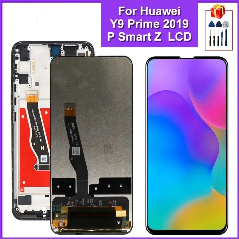 ЖК-дисплей 6,59 дюйма для Huawei P Smart Z, сенсорный экран, дигитайзер в сборе для Huawei Y9 Prime 2019, ЖК-дисплей, запасные части
ЖК-дисплей 6,59 дюйма для Huawei P Smart Z, сенсорный экран, дигитайзер в сборе для Huawei Y9 Prime 2019, ЖК-дисплей, запасные части