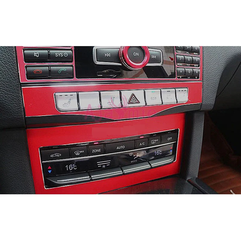 Chrome For Mercedes Benz E Class 2014-2015 E200L E260L Center Control Air Conditioner Switch Cover Car Styling Accessories
Chrome For Mercedes Benz E Class 2014-2015 E200L E260L Center Control Air Conditioner Switch Cover Car Styling Accessories