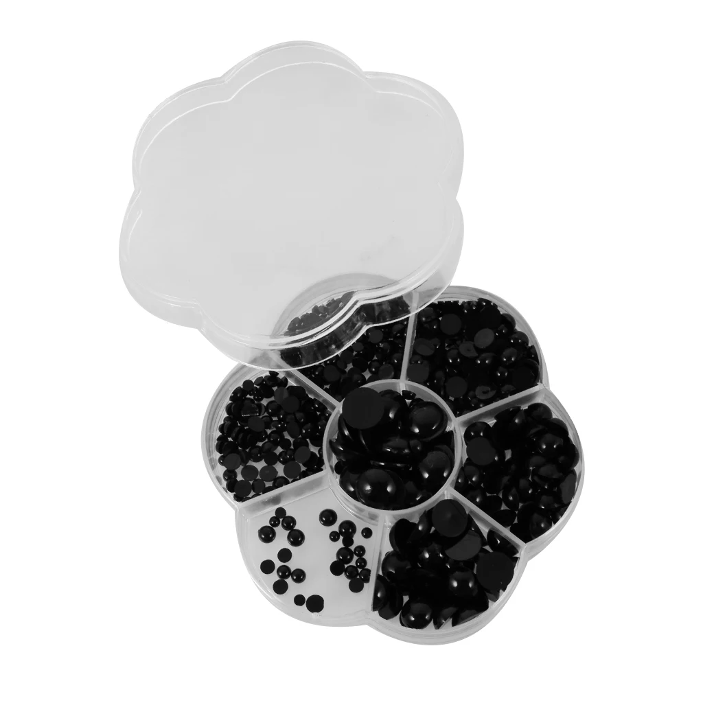 Круглые пластиковые черные плоские глаза для набивных кукол «сделай сам», 3-12 мм, 510 шт. 
Круглые пластиковые черные плоские глаза для набивных кукол «сделай сам», 3-12 мм, 510 шт.