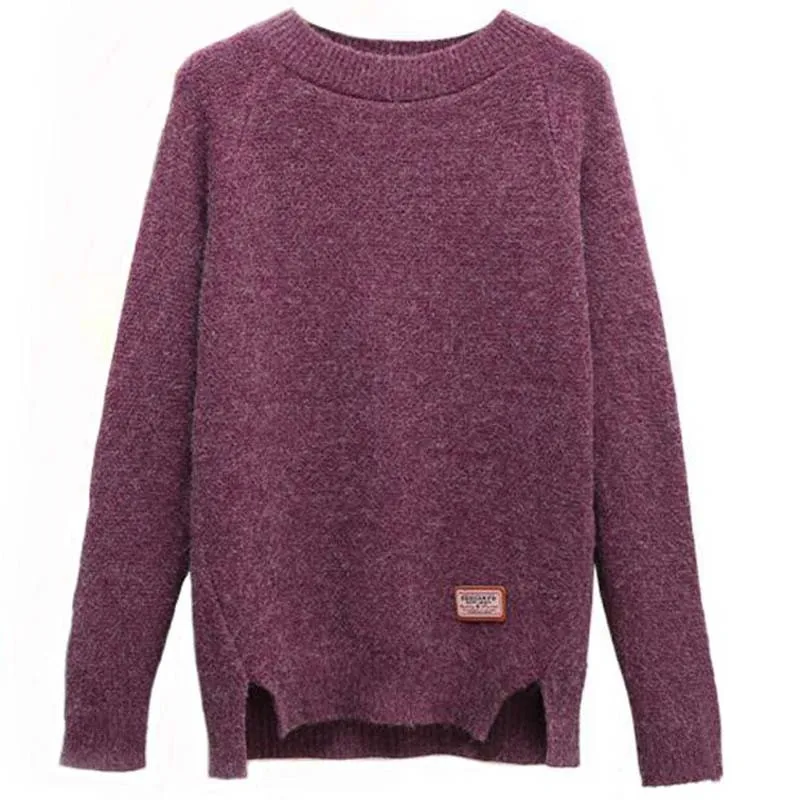 2020Women Fashion Sweaters And Pullovers Autumn Winter Long Sleeve Pull Femme Solid Pullover Female Casual Short Knitted Sweater
2020Women Fashion Sweaters And Pullovers Autumn Winter Long Sleeve Pull Femme Solid Pullover Female Casual Short Knitted Sweater
