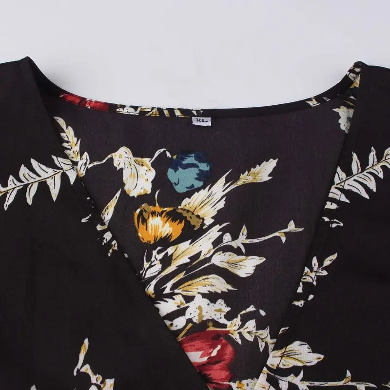 X5XD Women Ladies Plus Size Holiday Summer Beach V Neck Floral Print 3/4 Flared Sleeve Mini Short Dress Swing Sundress
X5XD Women Ladies Plus Size Holiday Summer Beach V Neck Floral Print 3/4 Flared Sleeve Mini Short Dress Swing Sundress