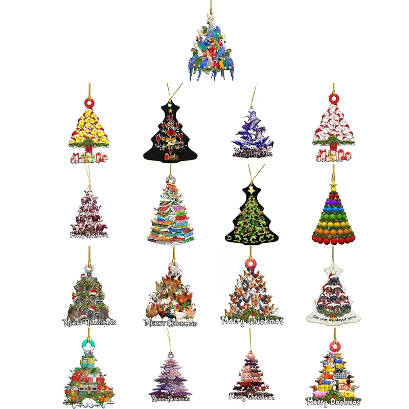 Merry Christmas Ornaments Wooden Hanging Baubles Xmas Tree Pendants Figurines Dog Shark Dolphin Parrot Pendant 2022 New
Merry Christmas Ornaments Wooden Hanging Baubles Xmas Tree Pendants Figurines Dog Shark Dolphin Parrot Pendant 2022 New