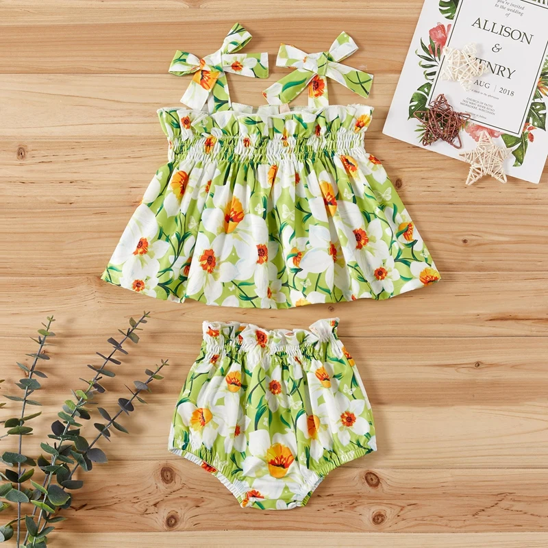 Детское летнее платье с цветочным принтом, для девочек, 2 шт., комплект одежды без рукавов, Blotona, шорты штаны Одежда
Детское летнее платье с цветочным принтом, для девочек, 2 шт., комплект одежды без рукавов, Blotona, шорты штаны Одежда