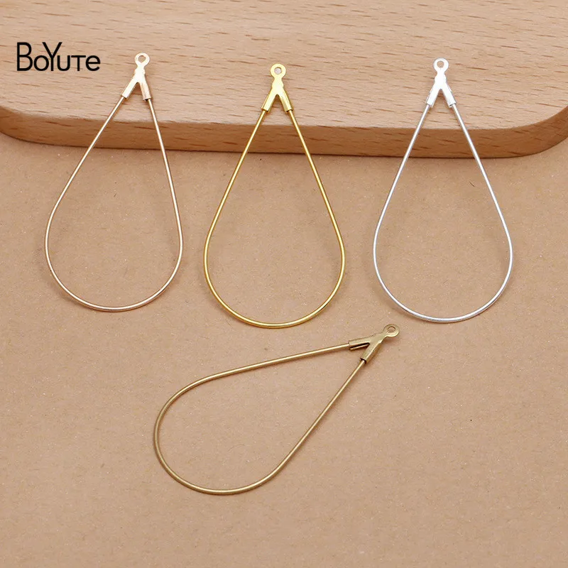 BoYuTe (50 Pieces/Lot) 22*43MM Metal Brass Water Drop Shaped Pendant for Drop Earring Making Diy Handmade Materials
BoYuTe (50 Pieces/Lot) 22*43MM Metal Brass Water Drop Shaped Pendant for Drop Earring Making Diy Handmade Materials