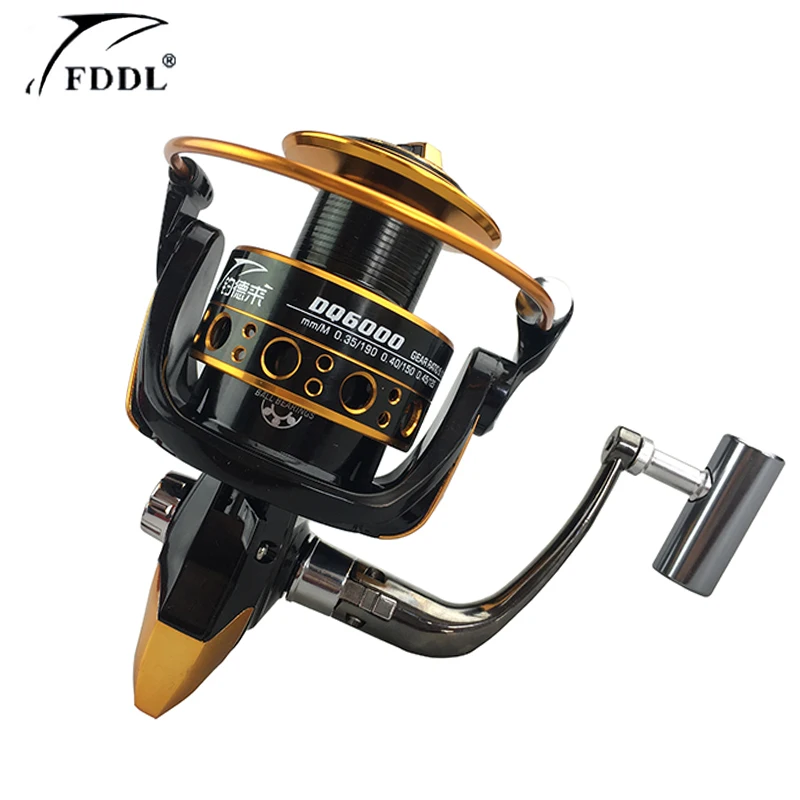 FDDL 12 + 1BB рыболовные снасти Рыбалка катушка карп 6000 Fishing Reel Рыболовные катушки