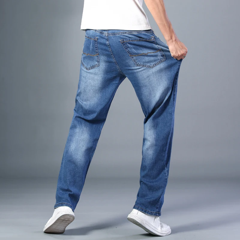 2021 Summer New Classic Style Available Brand Jeans Men's Thin Straight-leg Loose Jeans Advanced Casual Stretch Loose Pants Male
2021 Summer New Classic Style Available Brand Jeans Men's Thin Straight-leg Loose Jeans Advanced Casual Stretch Loose Pants Male