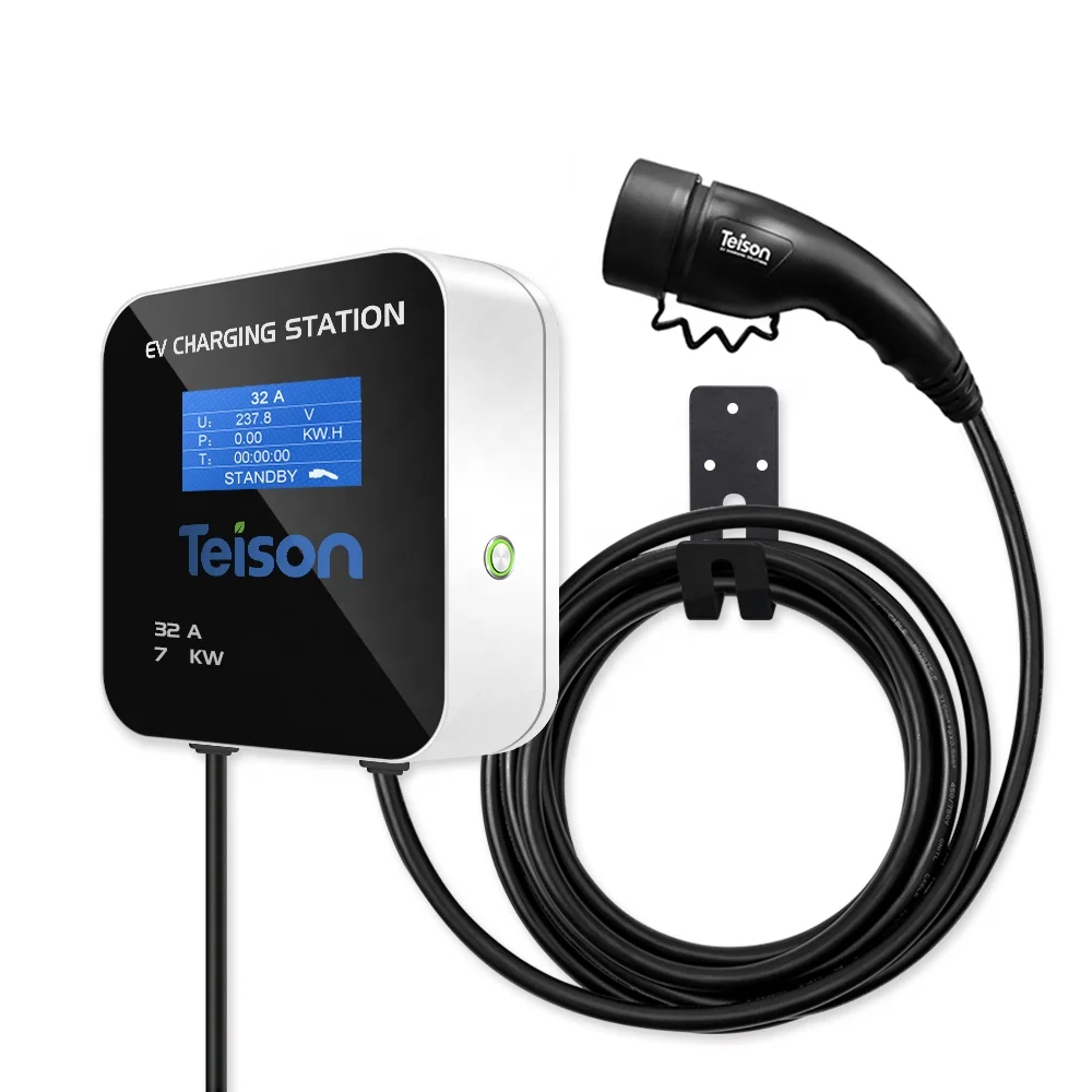 Teison 7kw 32A home ev charger cable type 2 plug residential electric car charging station
Teison 7kw 32A home ev charger cable type 2 plug residential electric car charging station