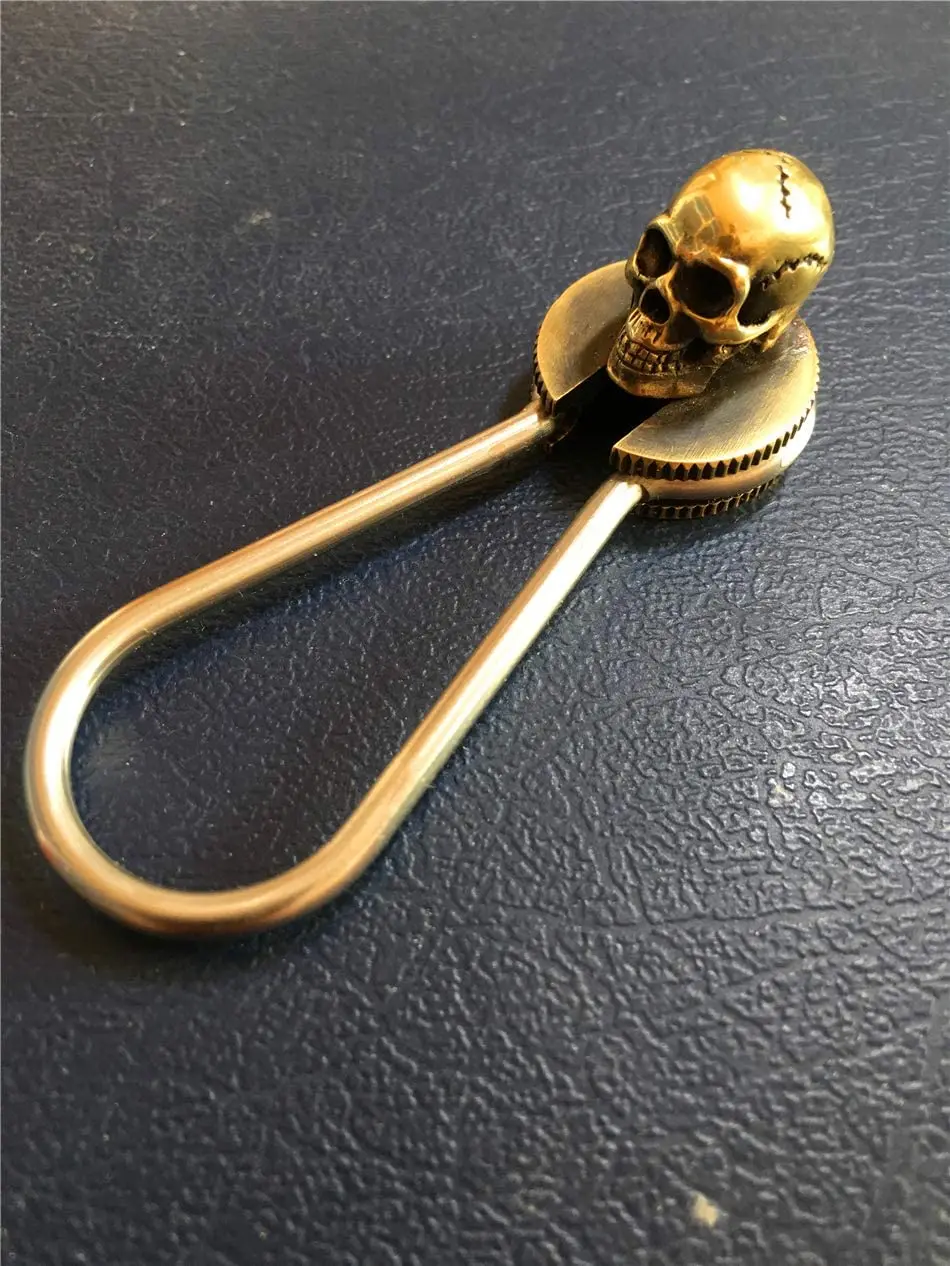 SmilePunk Brass Skull Motorcycle Punk Handmade Fob Pants Hooks Keychain Pendant Key Ring Handmade Classical Christmas New Year G
SmilePunk Brass Skull Motorcycle Punk Handmade Fob Pants Hooks Keychain Pendant Key Ring Handmade Classical Christmas New Year G