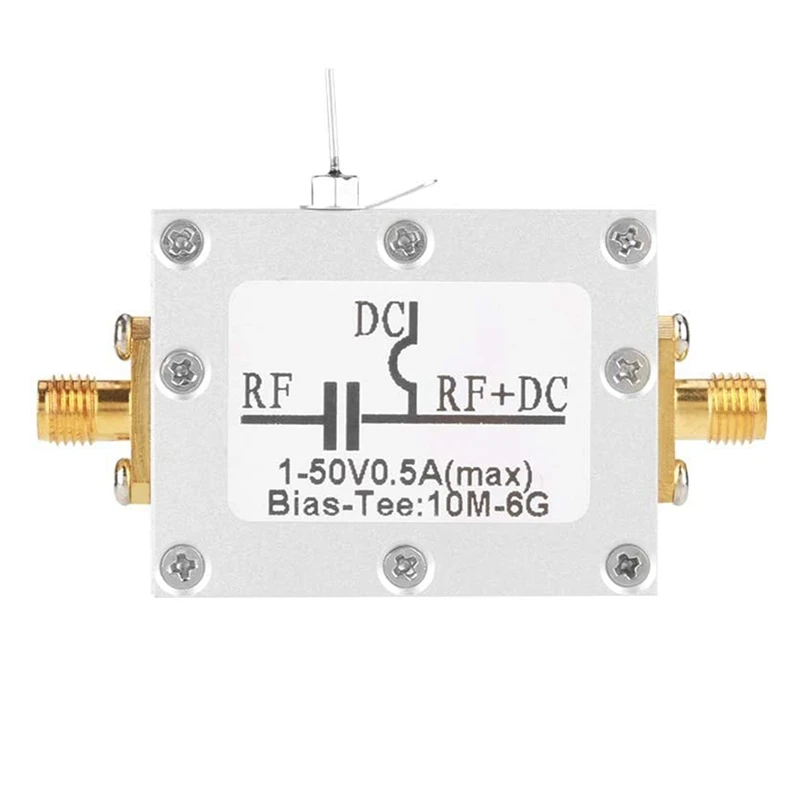 RF Biaser Bias Tee 10MHz-6GHz Radio Frequency Coaxial Low Noise Amplifier Module for HAM Radio RTL SDR LNA
RF Biaser Bias Tee 10MHz-6GHz Radio Frequency Coaxial Low Noise Amplifier Module for HAM Radio RTL SDR LNA
