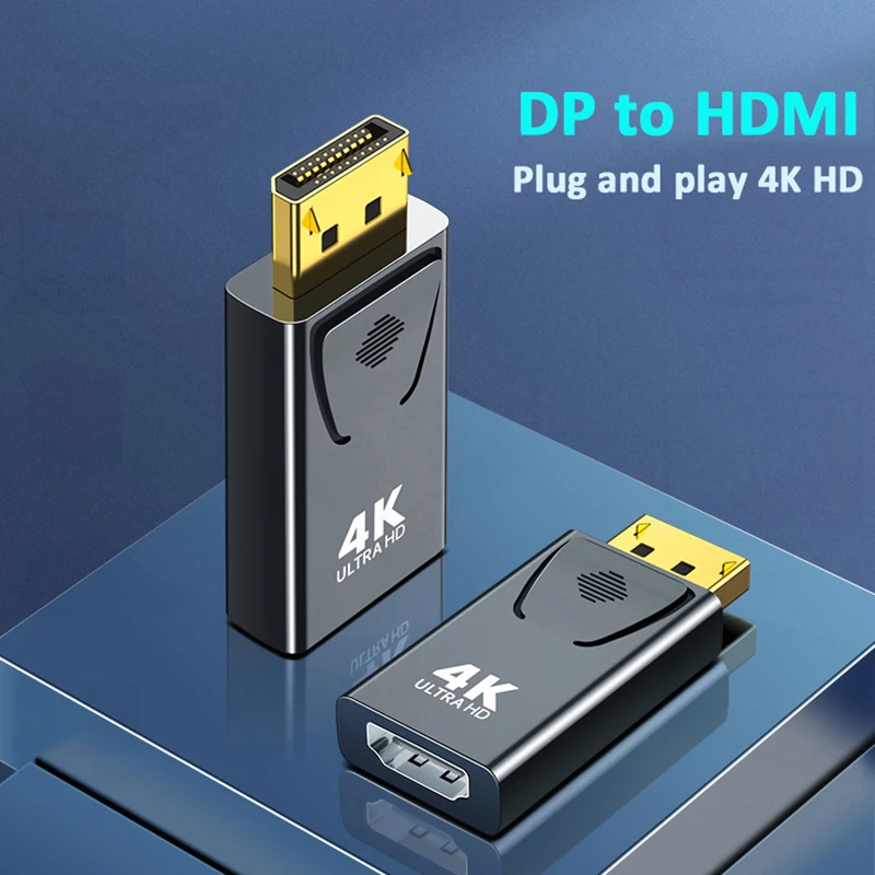 Display Port to HDMI Adapter 4K Male DP to HDMI Female Video Audio Converter for PC Laptop Projector DisplayPort to HDMI
Display Port to HDMI Adapter 4K Male DP to HDMI Female Video Audio Converter for PC Laptop Projector DisplayPort to HDMI