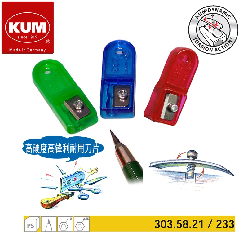 1pc Germany Imported KUM 233 Automatic Pencil Core Grinding Device Suitable 0.9/1.4/2.0/1.3mm Hardened Blade Lead Core Grinder
1pc Germany Imported KUM 233 Automatic Pencil Core Grinding Device Suitable 0.9/1.4/2.0/1.3mm Hardened Blade Lead Core Grinder
