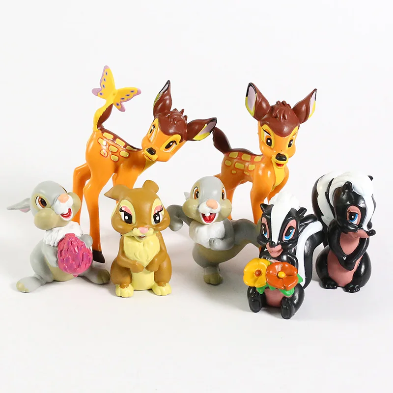 Bambi Lovely Deer PVC Action Figure Model Dolls Children Classic Toys Gift For Kids 7pcs/set
Bambi Lovely Deer PVC Action Figure Model Dolls Children Classic Toys Gift For Kids 7pcs/set