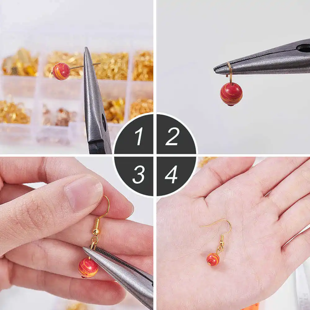 Hot Jewelry Making Tools Set Accessories Jewelry findings Copper Wire Open Jump Rings Earring Hook Jewelry Making Supplies
Hot Jewelry Making Tools Set Accessories Jewelry findings Copper Wire Open Jump Rings Earring Hook Jewelry Making Supplies