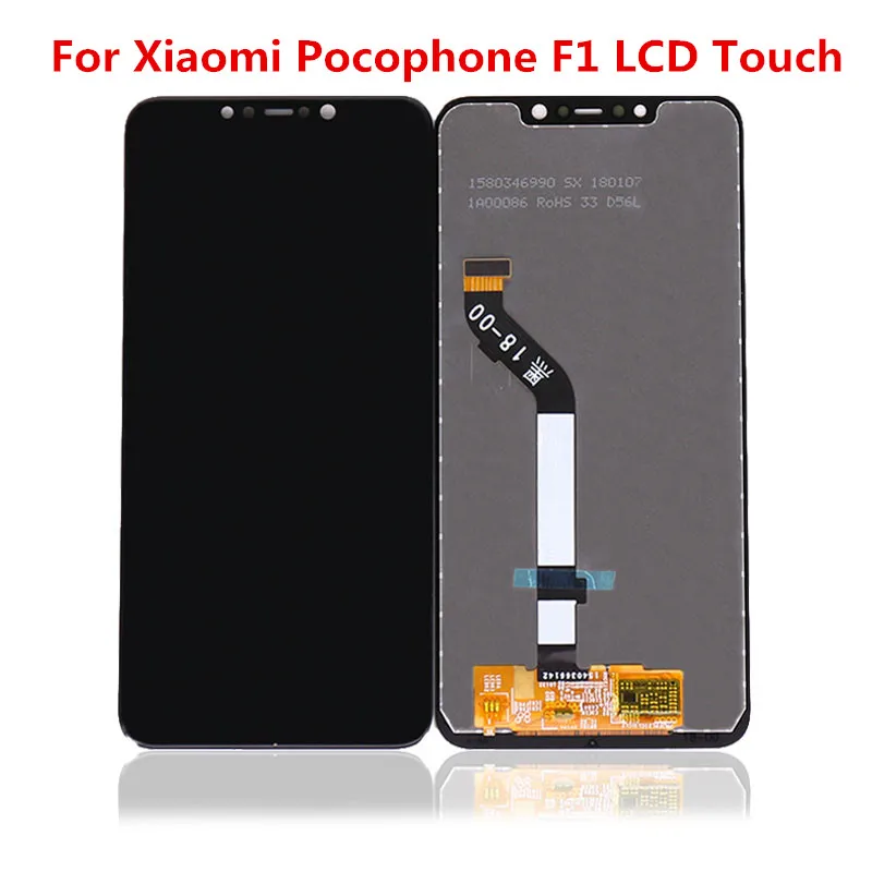 ЖК-дисплей 6,18 дюйма для Xiaomi Pocophone F1, дигитайзер сенсорного экрана в сборе с рамкой для Xiaomi Poco F1, ЖК-экран
ЖК-дисплей 6,18 дюйма для Xiaomi Pocophone F1, дигитайзер сенсорного экрана в сборе с рамкой для Xiaomi Poco F1, ЖК-экран