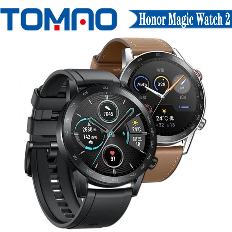 Оригинальные Смарт-часы Honor Magic Watch 2 Bluetooth 5 1 измерение уровня кислорода в крови