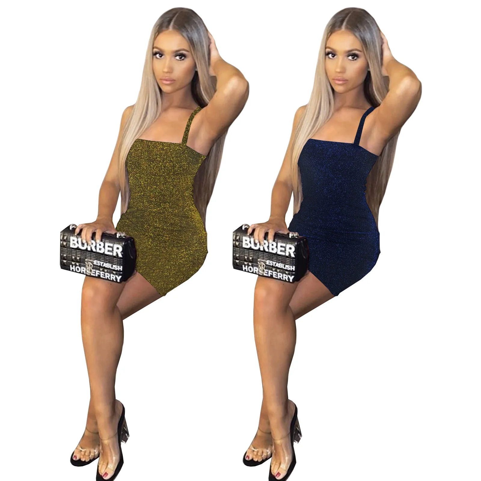 Dresses summer women's dress 2021 bodycon dress shiny, sexy, canoe collar, long sleeves, disco ball gown
Dresses summer women's dress 2021 bodycon dress shiny, sexy, canoe collar, long sleeves, disco ball gown