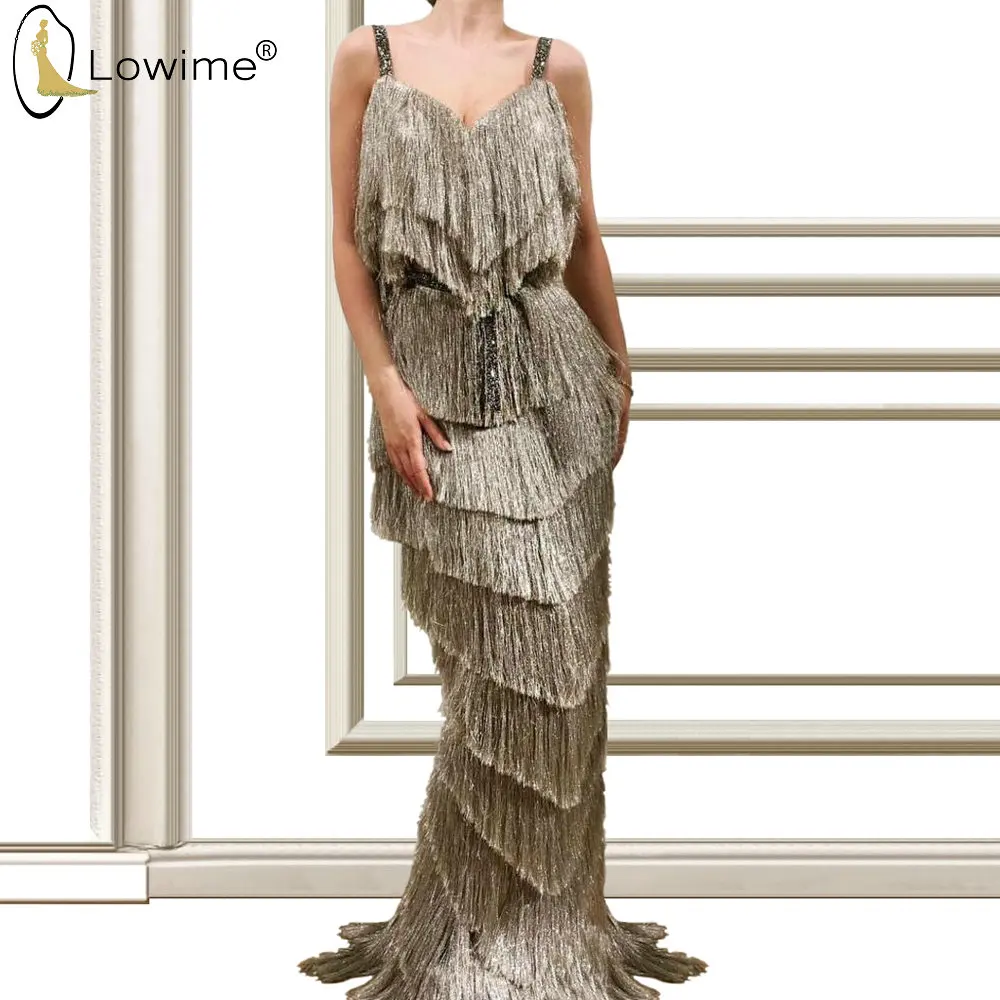 Full Tassel Evening Dresses Mermaid Spaghetti Long Robes вечерние платья Prom Party Dress Customise Couture
Full Tassel Evening Dresses Mermaid Spaghetti Long Robes вечерние платья Prom Party Dress Customise Couture