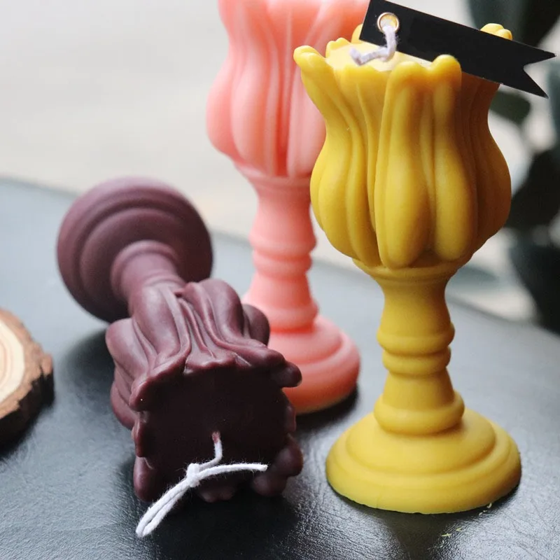 1PC Candle Silicone Mold Aromatherapy Tulip DIY Handmade Mould For Children To Cultivate Hands-on Interest In Making Gifts
1PC Candle Silicone Mold Aromatherapy Tulip DIY Handmade Mould For Children To Cultivate Hands-on Interest In Making Gifts